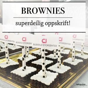 { Superdeilige brownies! // Oppskrift }