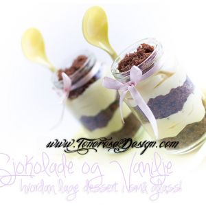 Sjokolade og Vanilje – hvordan lage dessert i små glass!