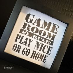 Gaming-rom // Gratis print // Play nice or go home