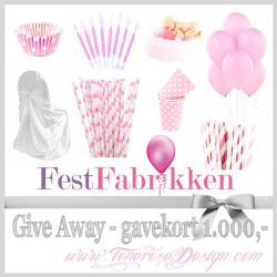 Vinneren av gavekort ifra FestFabrikken + ny sjangse til å vinne gavekort (!)
