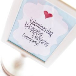 ValentinesDag Kjekspynting & Kortlaging Gutteparty!
