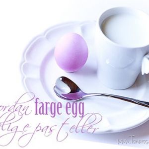 Hvordan farge egg i nydelige pastellfarger - supersøte til påskefrokosten!