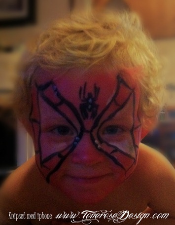 spiderman ansiktsmaling