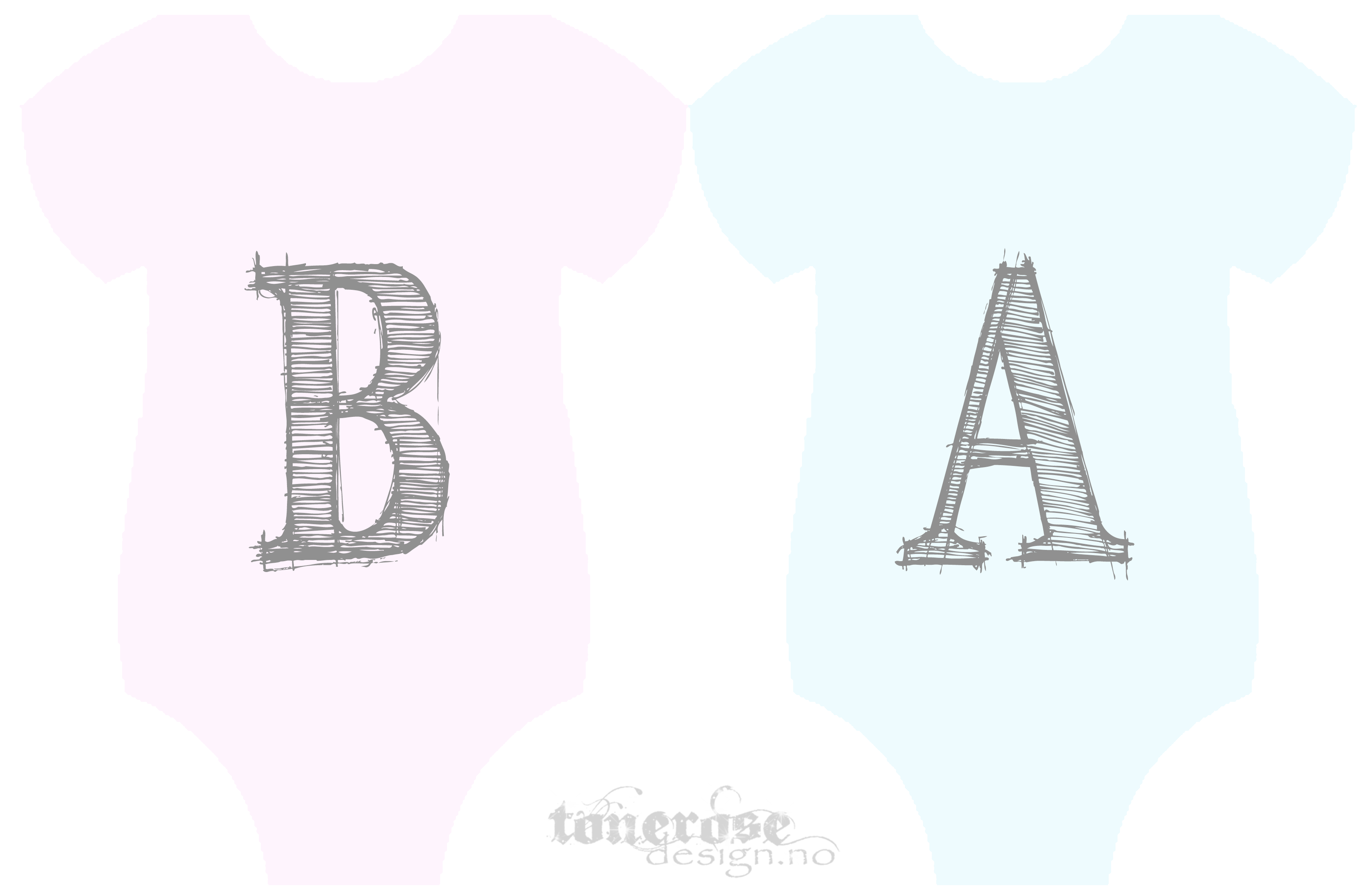 baby banner BA tonerosedesign