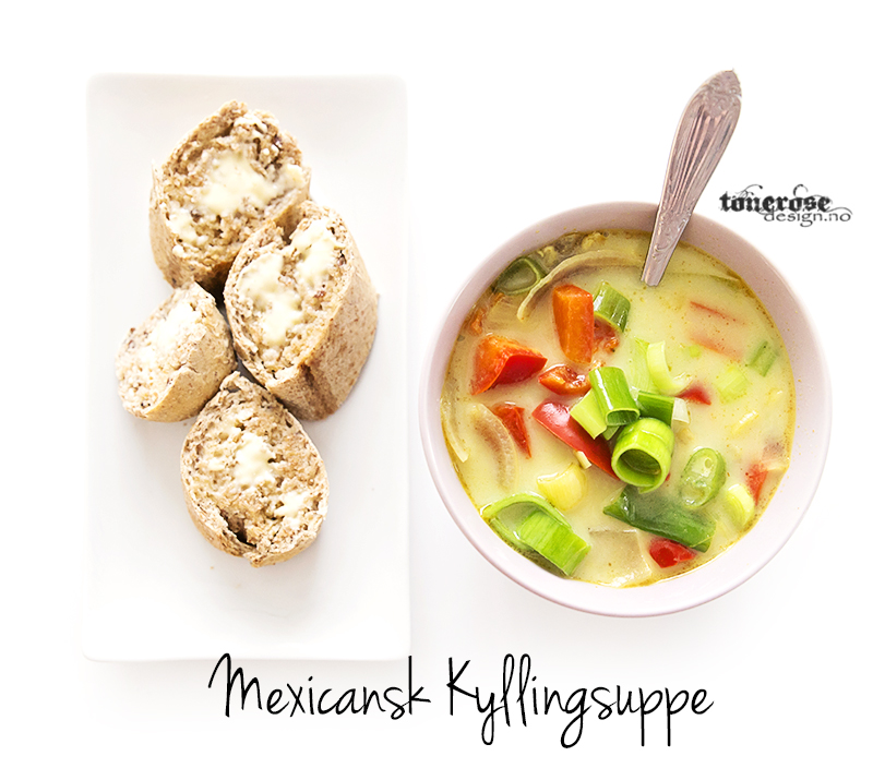 KL5A3302 kopier copy mexicansk kyllingsuppe oppskrift tips middag