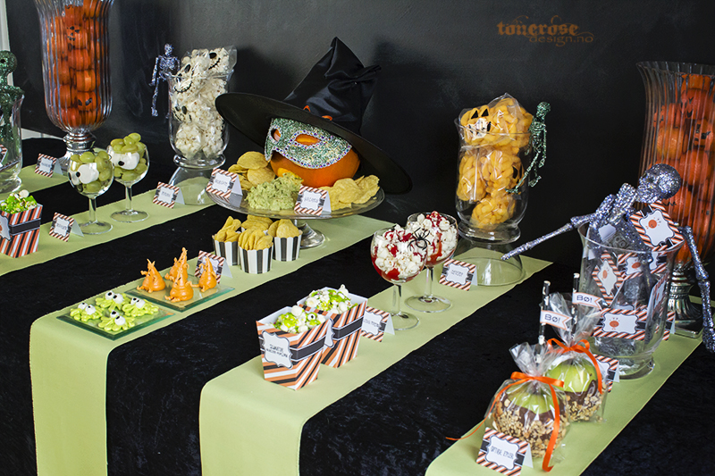 halloween søtsaker dessertbord KL5A5935