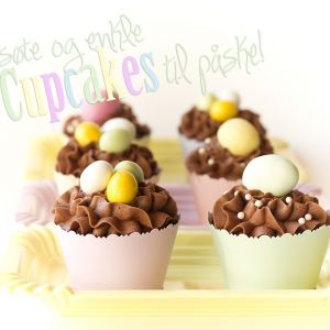 Lag enkle og søte cupcakes til påske! {Påskecupcakes}
