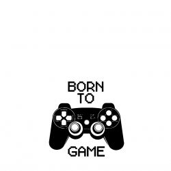 Gaming-rom // Born to game // Gratis print