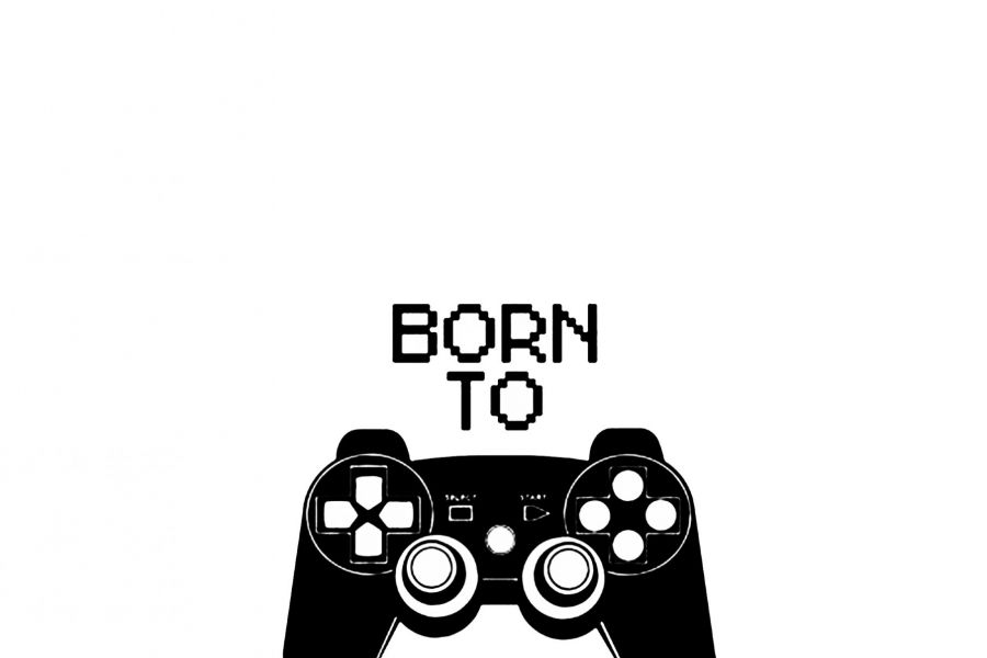 Gaming-rom // Born to game // Gratis print