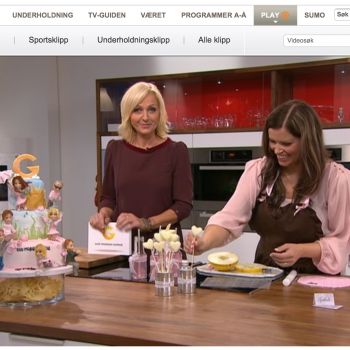 { God morgen Norge TV2  // Sweet table  // behind-the-scenes }