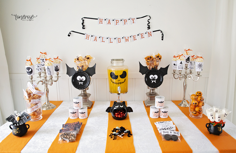 Halloween dessertbord // Idèer til knask-eller-knep godteri