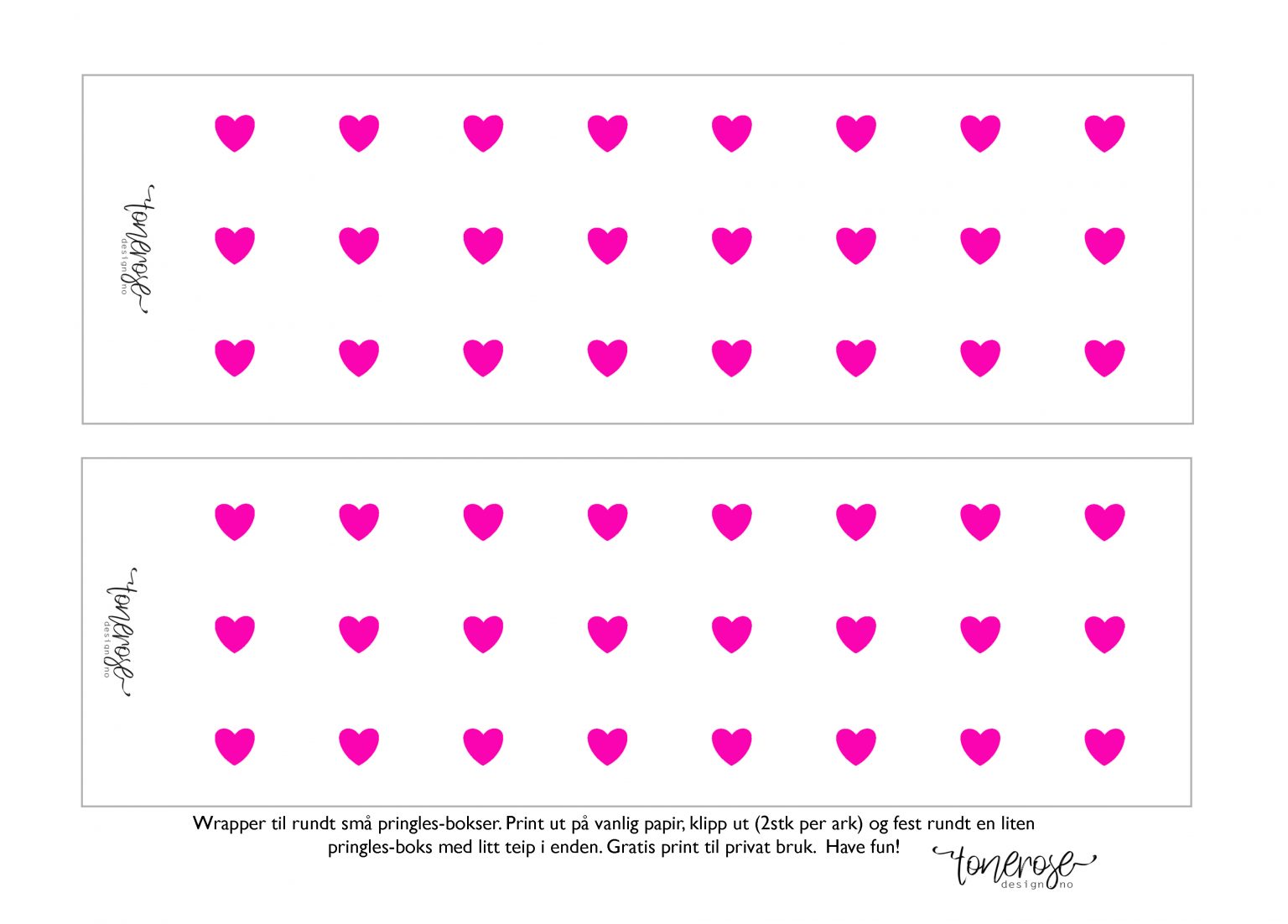 Valentinsdag // Pringles-wrapper // Gratis print – ToneroseDesign